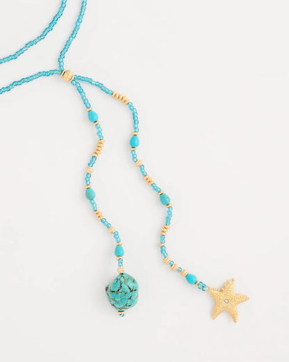 Chico's Genuine Turquoise Stone Y-Necklace