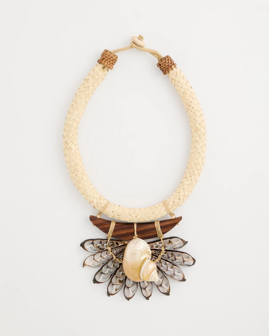 Chico's Chico's x Romi Marina Pendant Bib Necklace