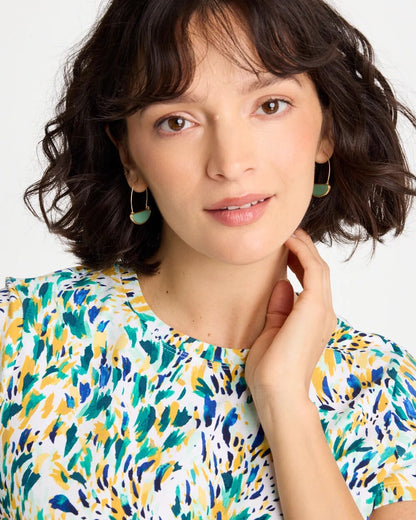Chico's Resin Threader Drop Earrings