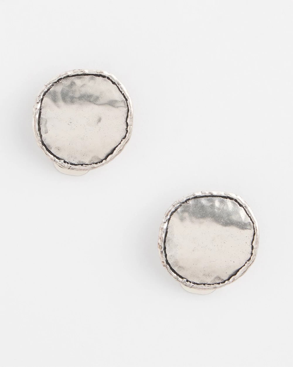 Chico's No Droop™ Silver Tone Clip-On Earrings