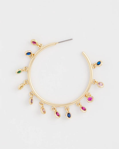 Chico's Multi-Color Hoop Earrings