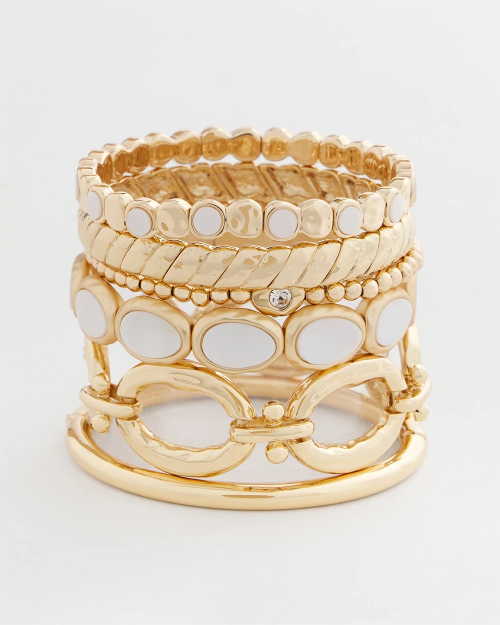 Chico's Pearlescence Stretch Bracelet