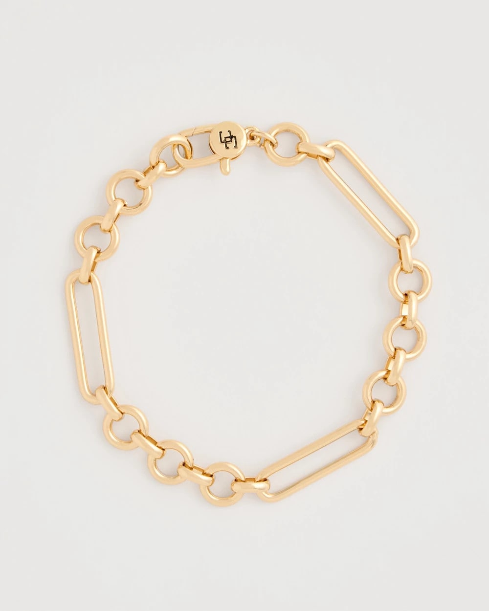 Chico's Shiny Goldtone Novelty Charm Bracelet