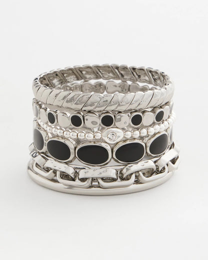Chico's Mini Bead Stretch Hero Bracelet