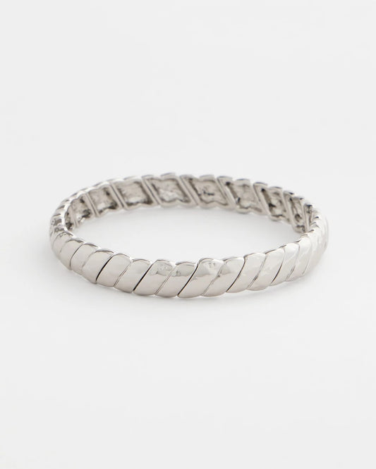 Chico's Thin Twist Stretch Bracelet