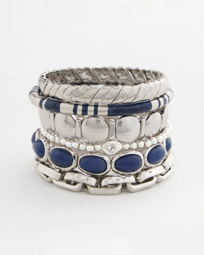 Chico's Thin Twist Stretch Bracelet