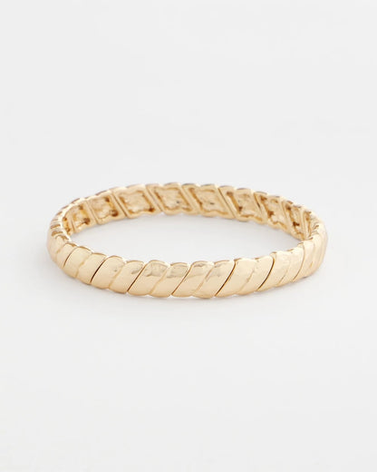 Chico's Thin Twist Stretch Bracelet