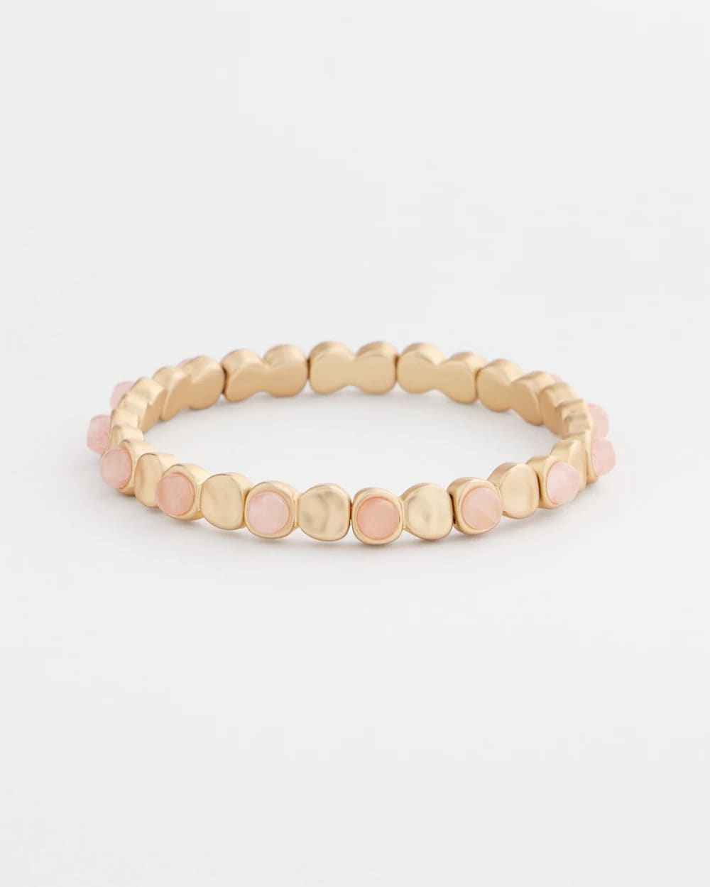 Chico's Blush Mini Circle Stretch Bracelet
