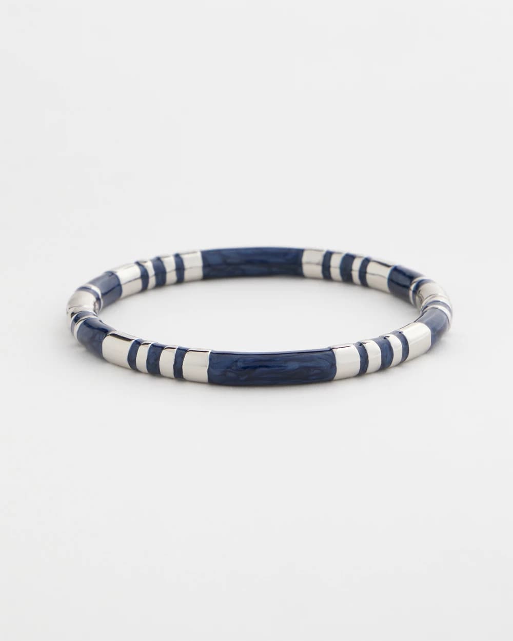 Chico's Blue Enamel Hinge Bangle