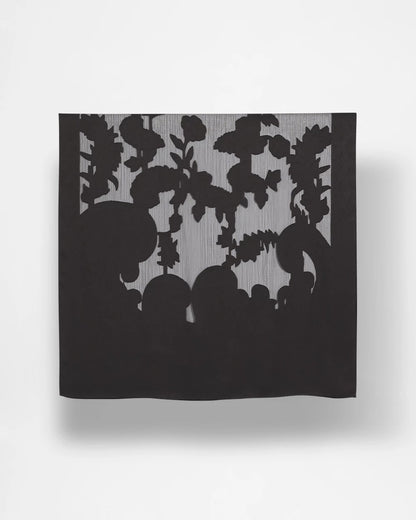 Chico's Floral Burnout Oblong Scarf