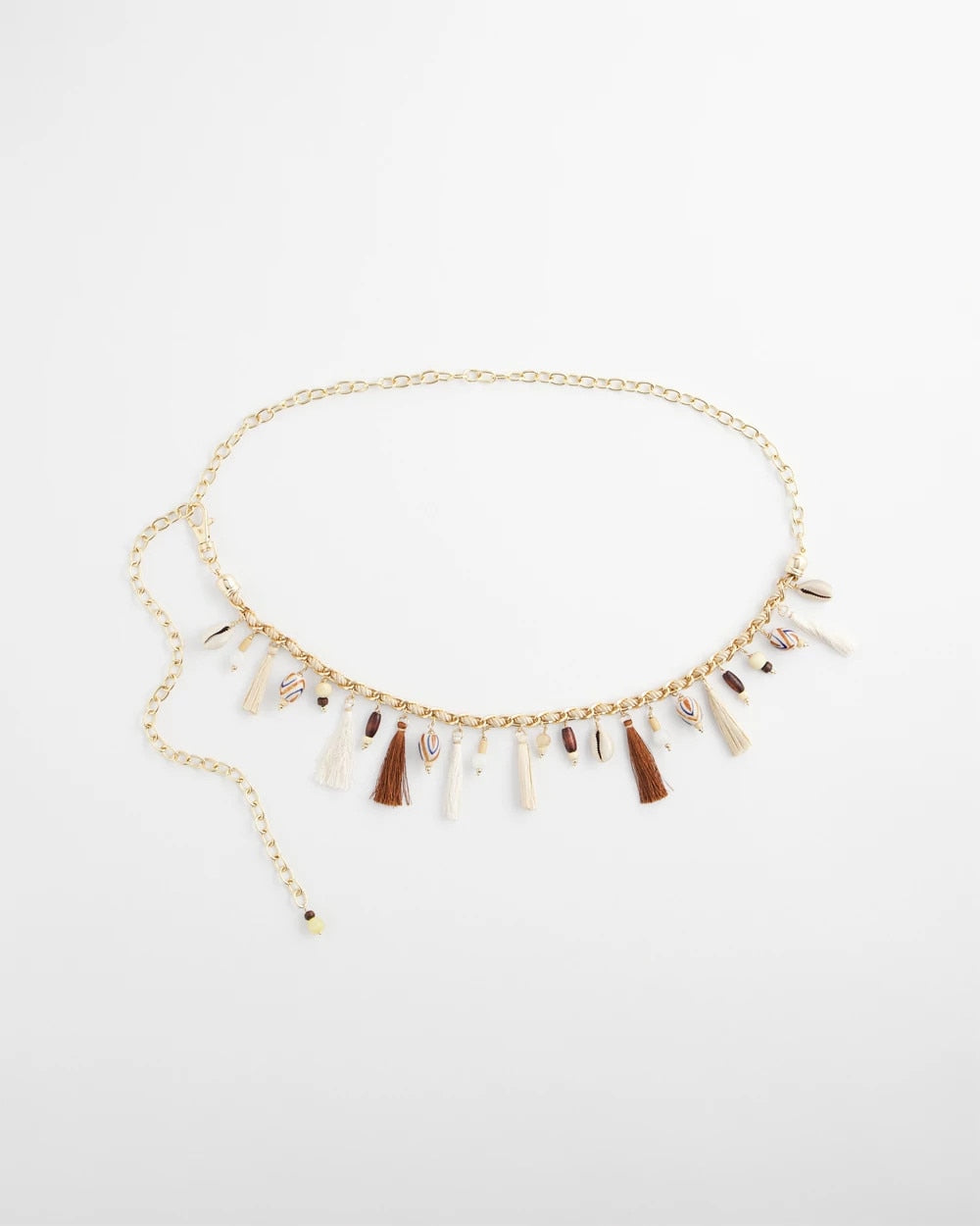 Chico's Novelty Beaded Chain Belt