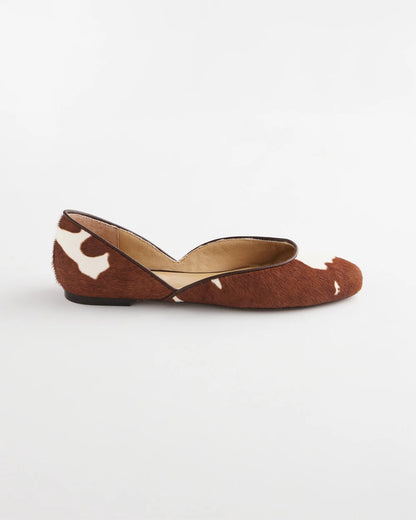 Chico's Sophie Pony Haircalf Leather Flats