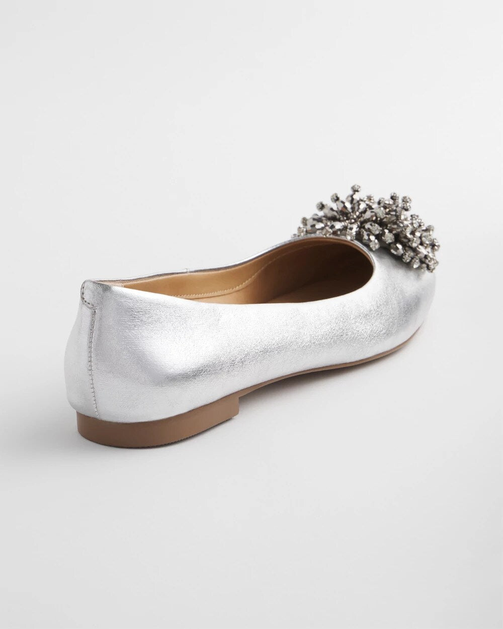 Chico's Omega Beaded Ballet Flats