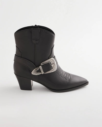 Chico's Kris Western Buckle Boots
