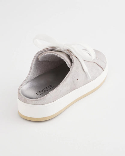 Chico's Metallic Snap Slip-On Sneakers