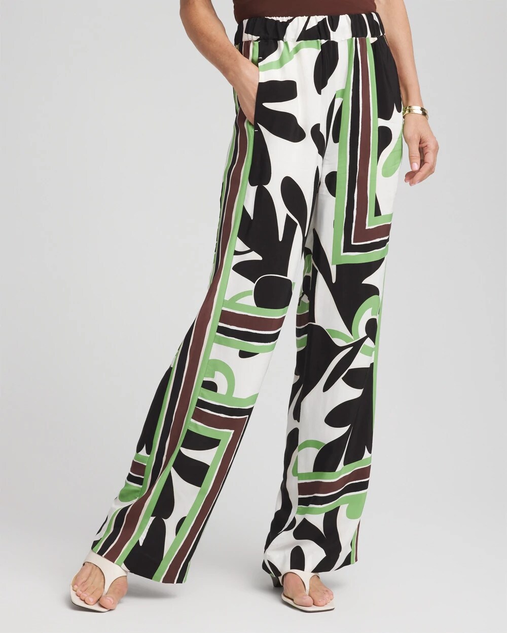 Chico's Printed Silky Soft Pants