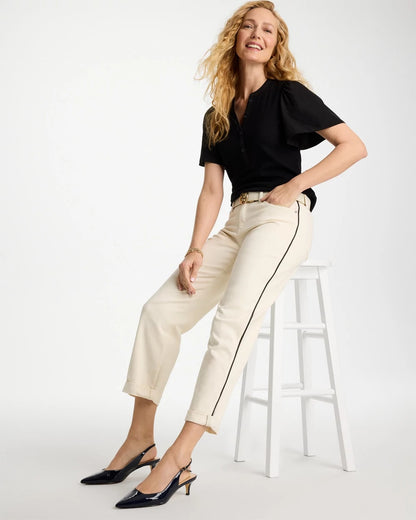 Chico's Relaxed Boyfriend Jean