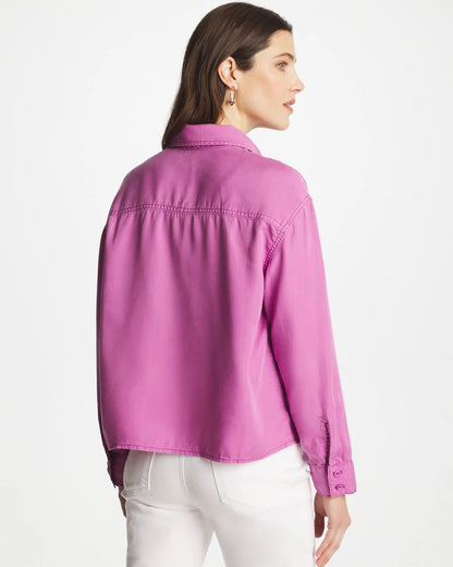 Chico's Classic Collared Denim Shirt