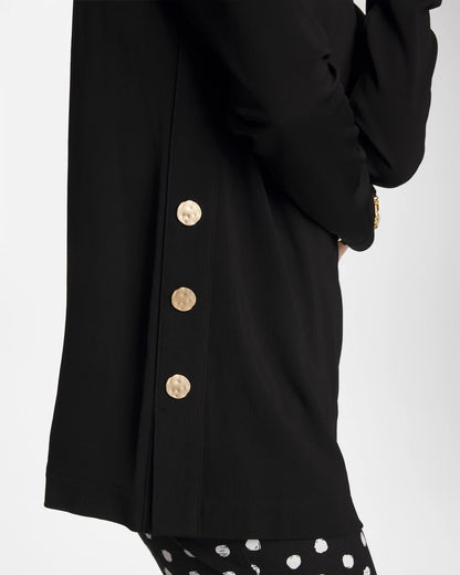 Chico's Matte Jersey Button Tunic