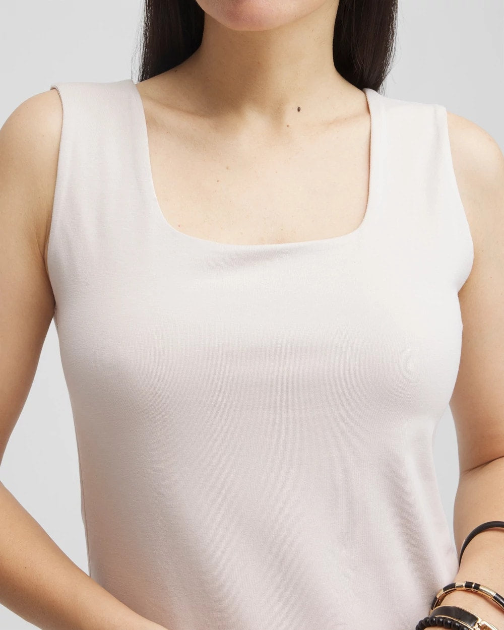 Chico's Contour Cotton™ Square Neck Tank