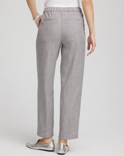 Chico's Shimmer Straight Tapered Ankle Pants