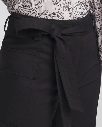 Chico's Belted Twill Utility Cropped Pants