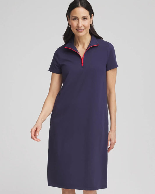 Chico's Zenergy® UPF Half-Zip Dress