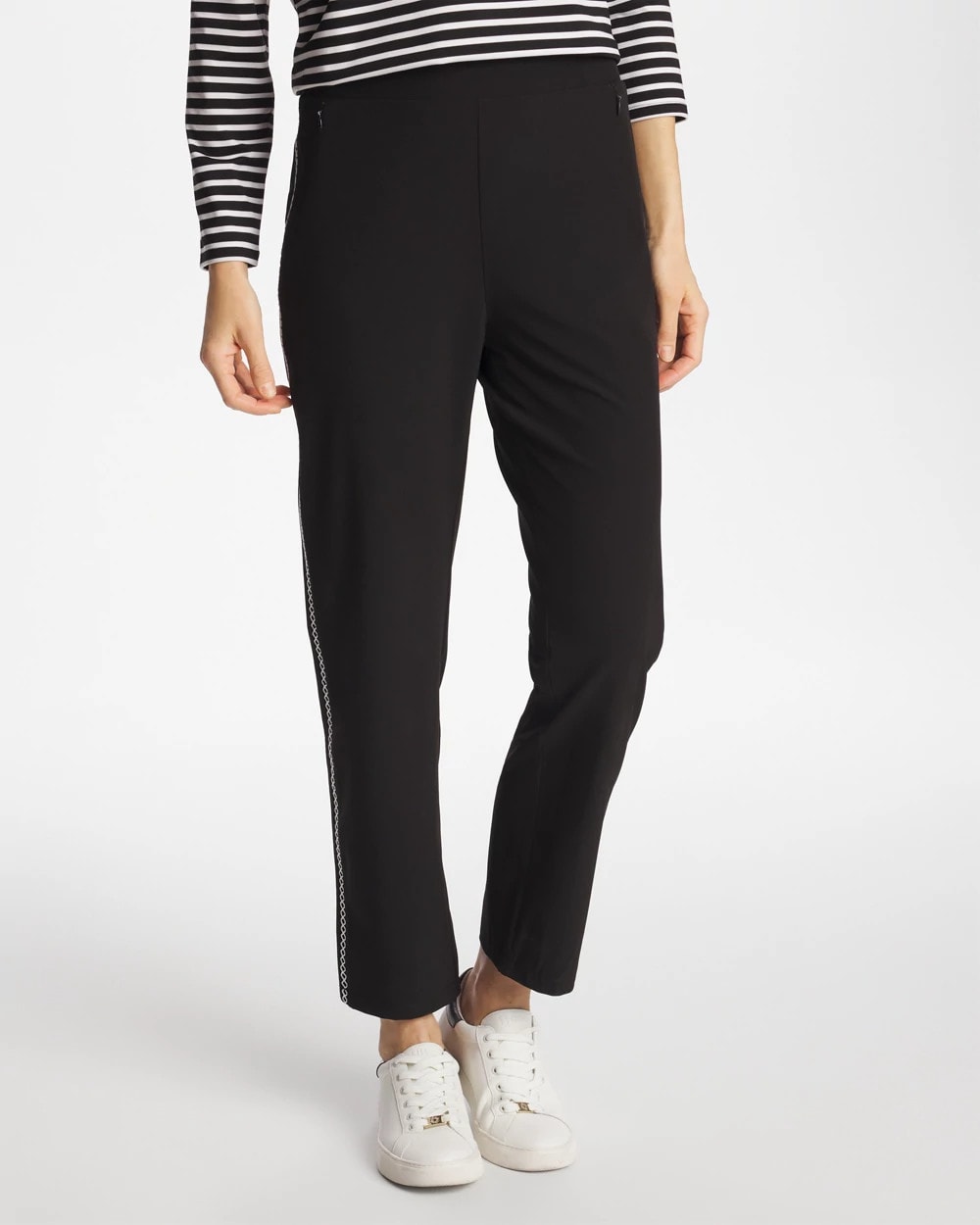 Chico's Zenergy® UPF Lattice-Trim Ankle Pants