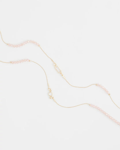 Chico's Pink Double-Strand Necklace
