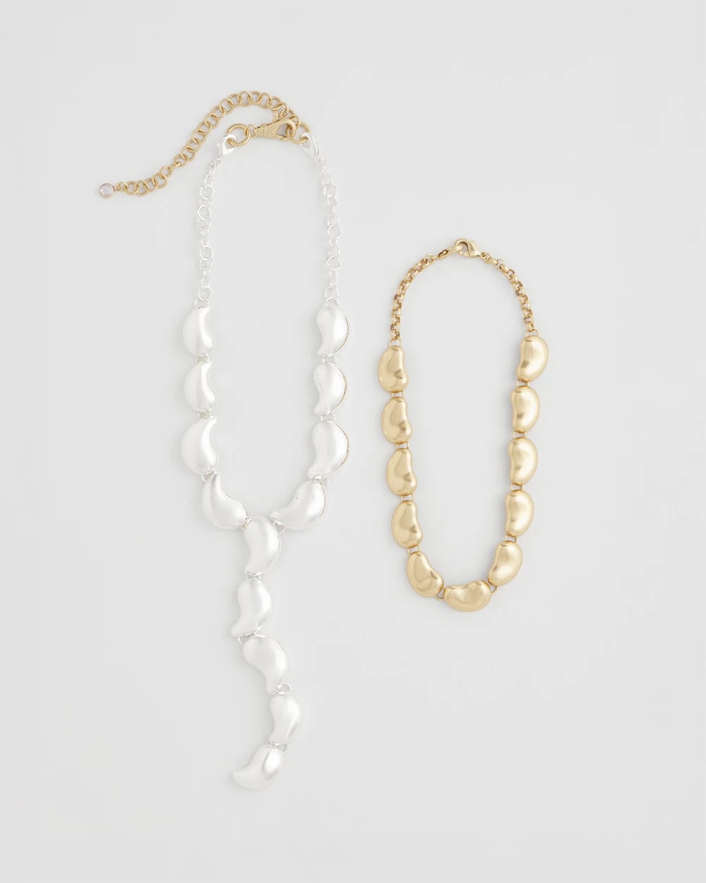 Chico's Convertible Mixed-Metals Y-Necklace