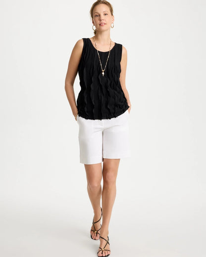 Chico's 3-D Ruffled Tank