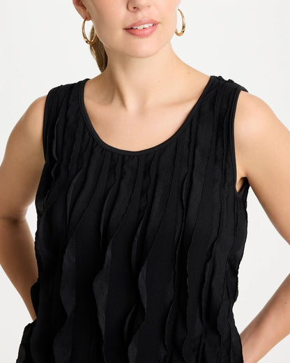 Chico's 3-D Ruffled Tank
