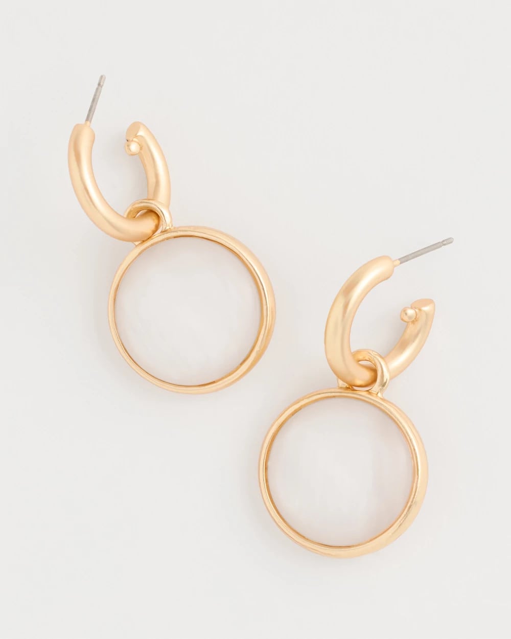 Chico's Swan Mini Charm Earrings