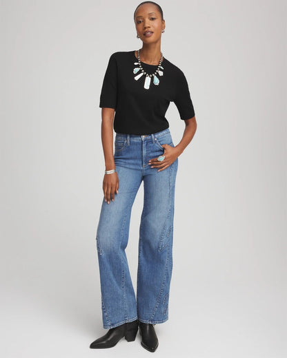Chico's Ella Classic-Fit Sweater Tee