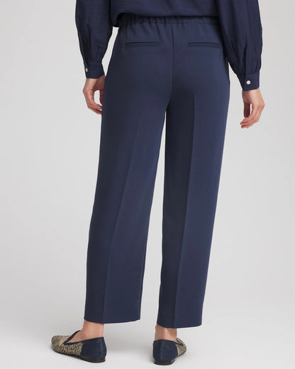 Chico's Stretch Crepe Tapered Ankle Pants