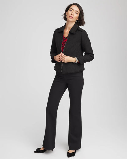 Chico's Bouclé Peplum Jacket