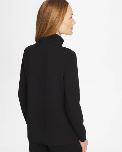Chico's Zenergy® Soft Contrast Half Zip Pullover