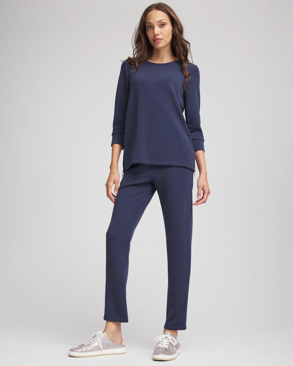 Chico's Zenergy® Satin-Trim Tunic