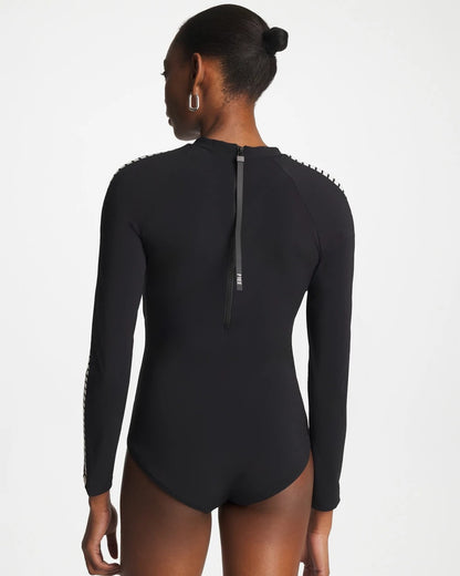 Chico's Gottex Coco Long Sleeve One Piece