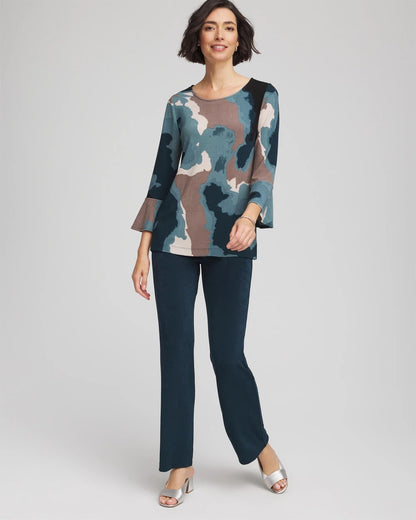 Chico's Travelers™ Crystal Flounce Sleeve Tunic