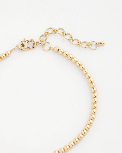 Chico's Golden Beaded Necklace