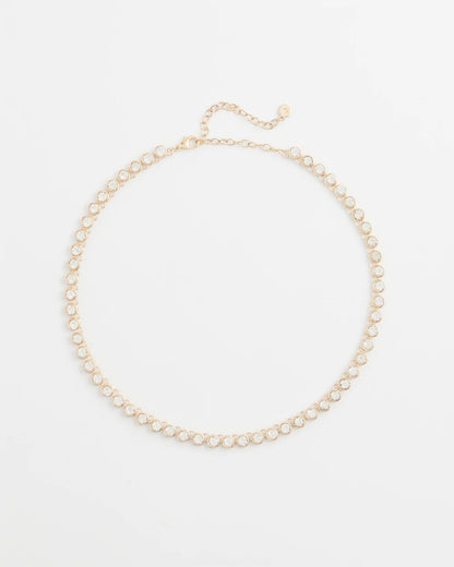 Chico's Goldtone Tennis Necklace