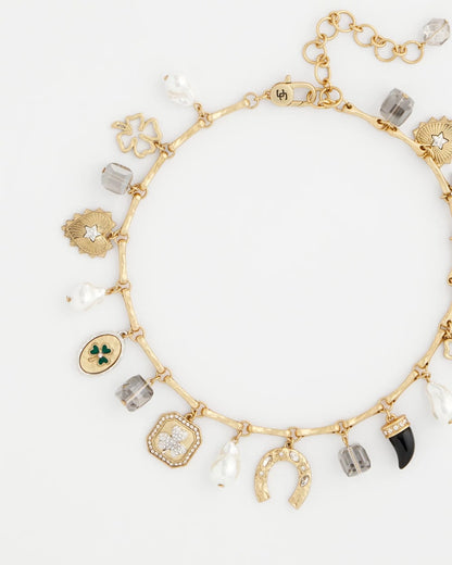 Chico's Lucky Charm Short Necklace