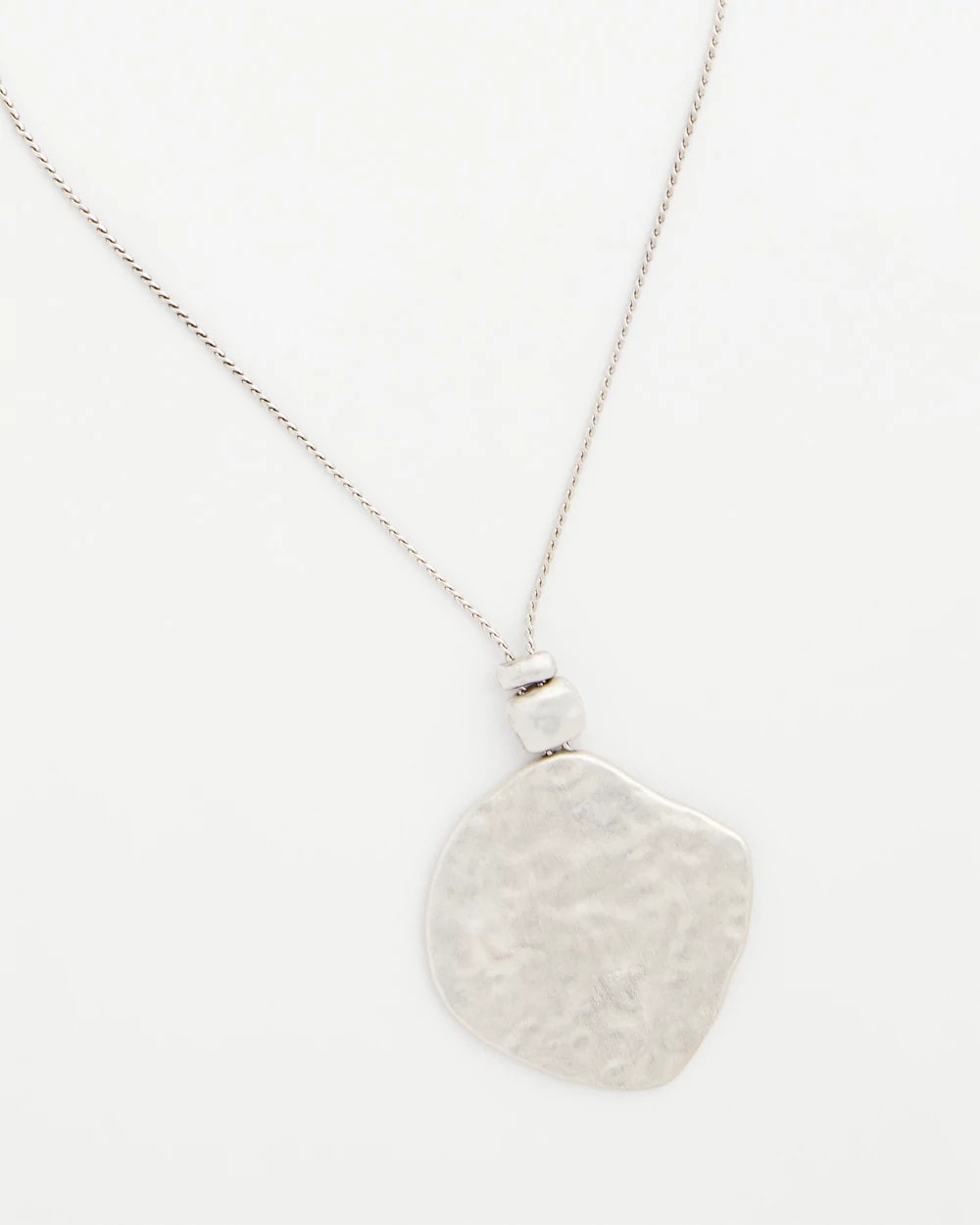 Chico's Short Silver Pendant