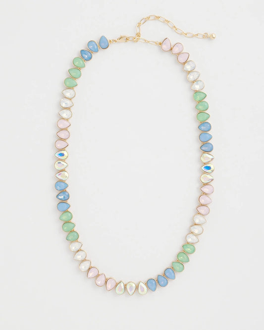 Chico's Teardrop Tennis Necklace